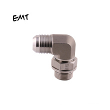 EMT 90 degree JIC bsp male elbow with adjustable stud ends flare fittings adapter hydraulic transition joint